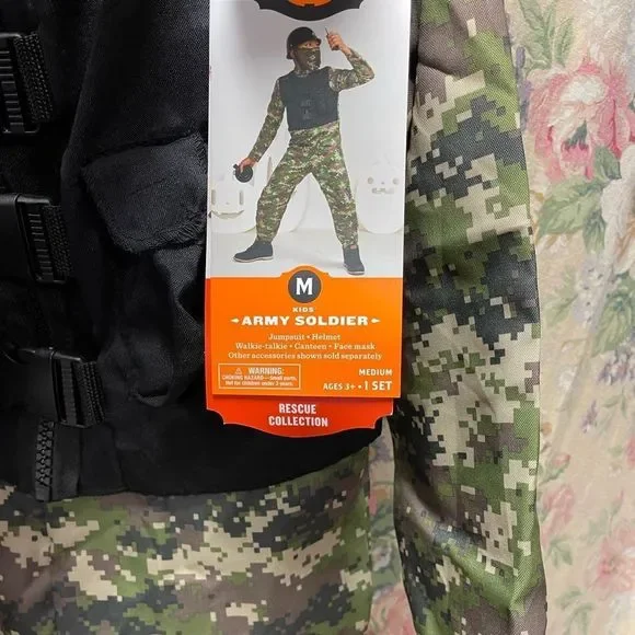 Army soldier dress up Halloween costume - Picture 3 of 7